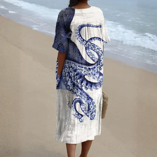 Oriana - Vestido Inspirado pelo Oceano