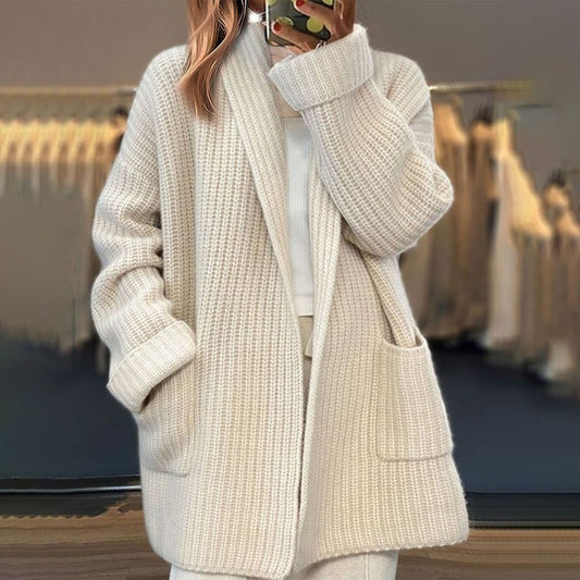 Lena | Cardigan longo para mulher | Tendência