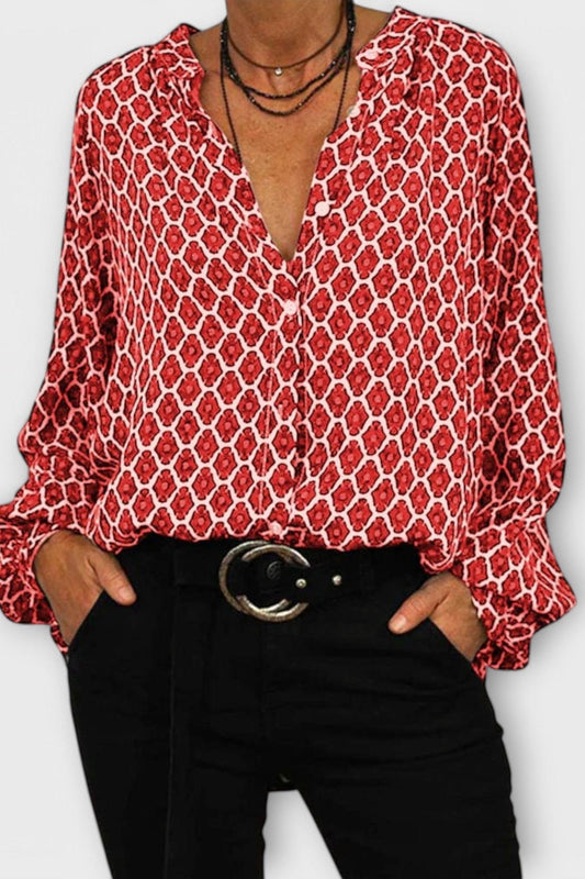 Pernille | Camisa de gola em V