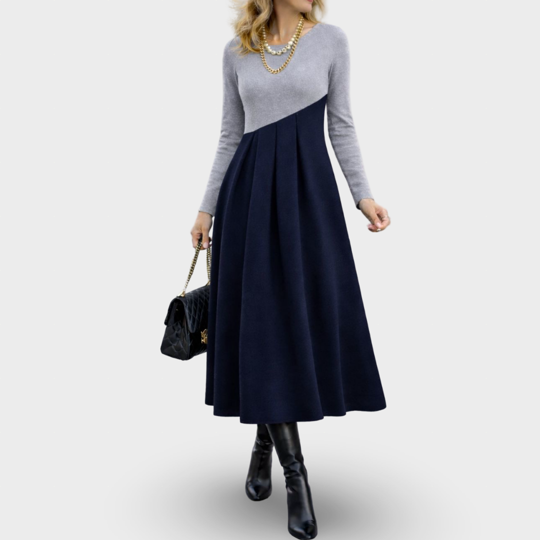 Eliara - Vestido Longo Elegante e Intemporal