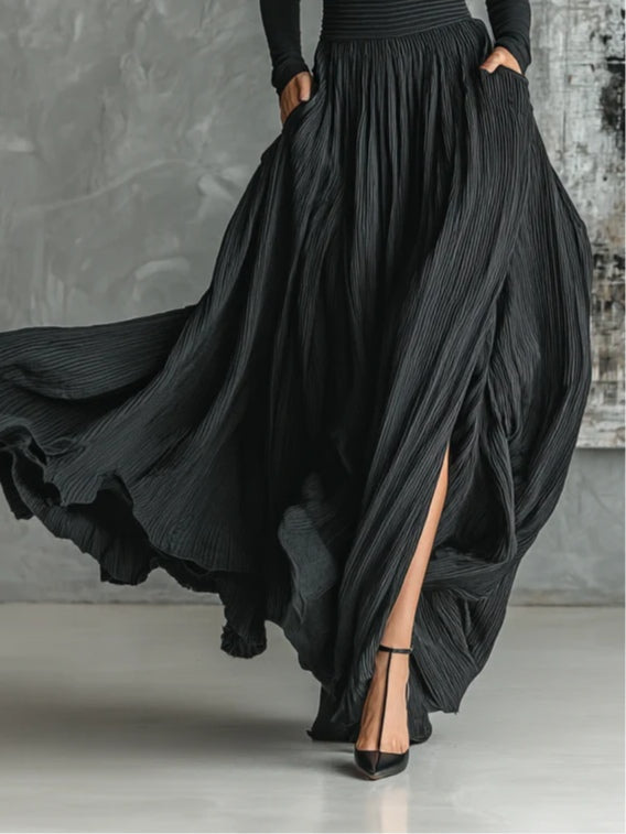 Eva™ | Conjunto elegante com saia plissada