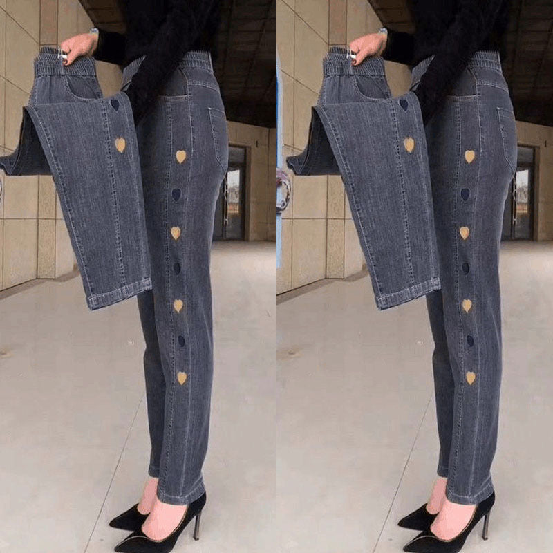 Soraya - Jeans Elásticos com Bordado