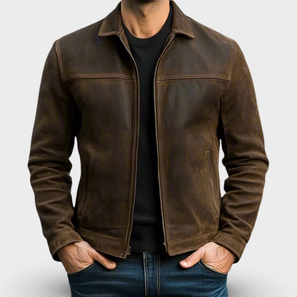 Rui - Casaco de Couro Old Money