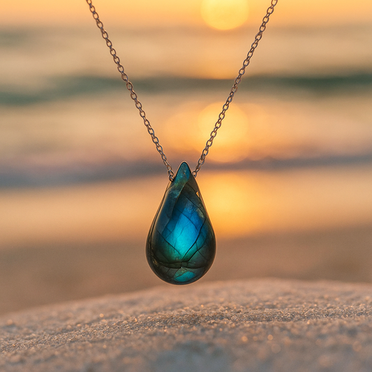 Colar Lagoa de Labradorite