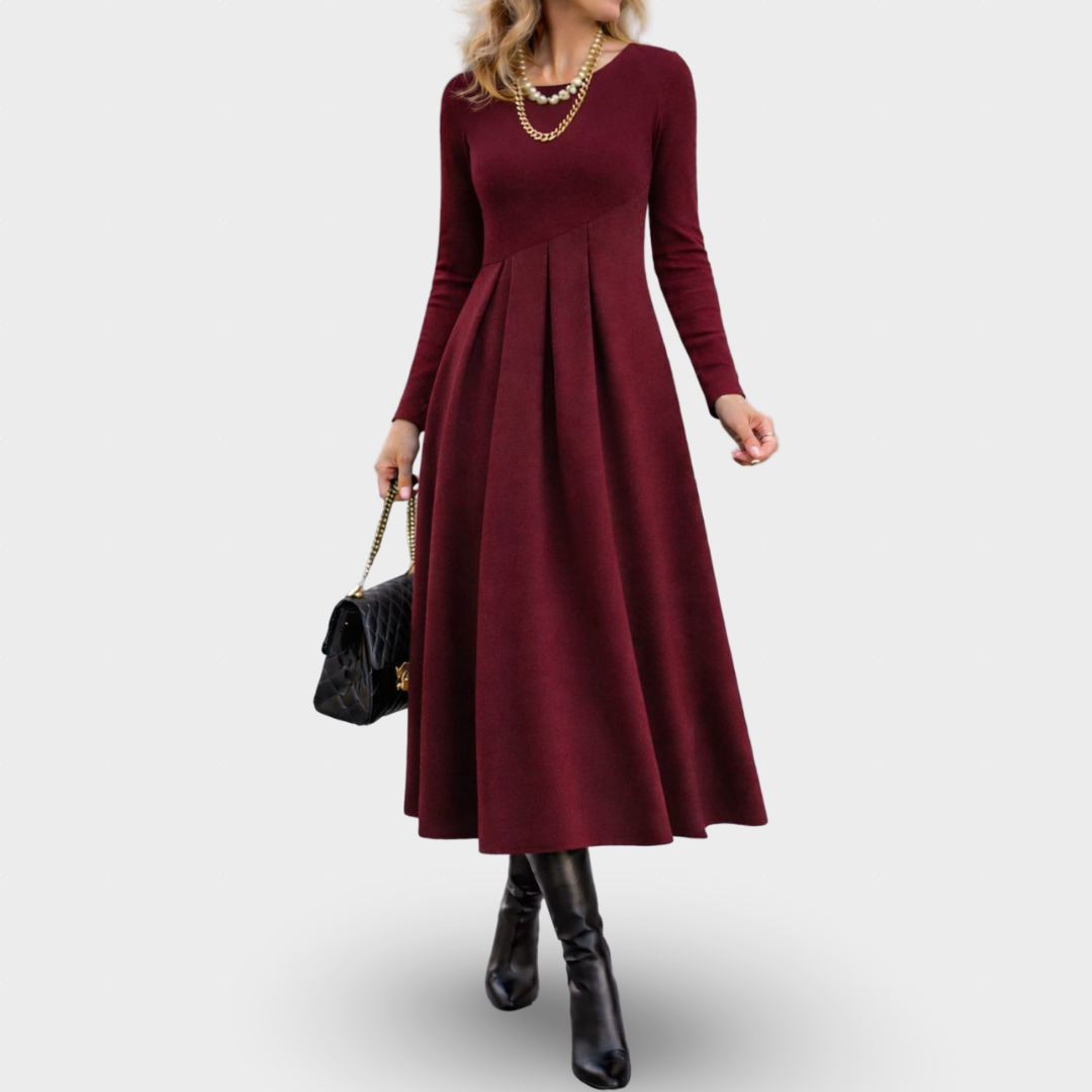 Eliara - Vestido Longo Elegante e Intemporal