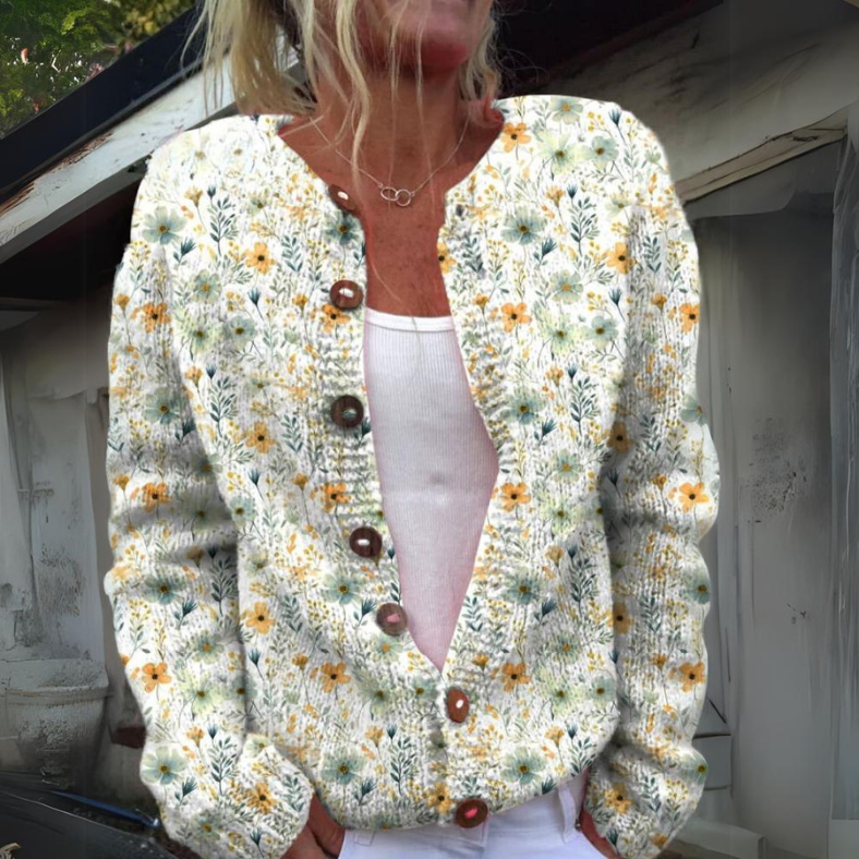 Amelie - Cardigan Floral Elegante