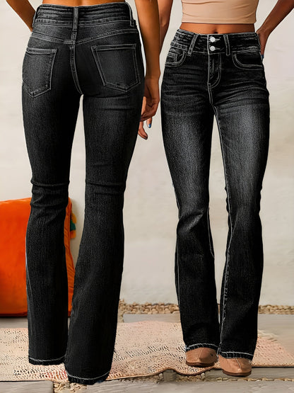 Alana - Jeans Évasés Confortáveis