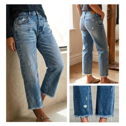Danice - Jeans Cropped Elegantes