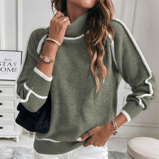 Kaylee - Pull Roulé Elegante