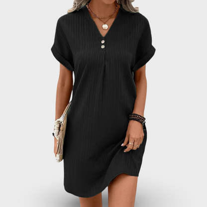Laura - Vestido com Botões na Frente