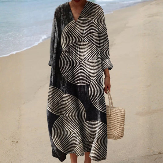 Lara - Vestido de Patchwork Boémio