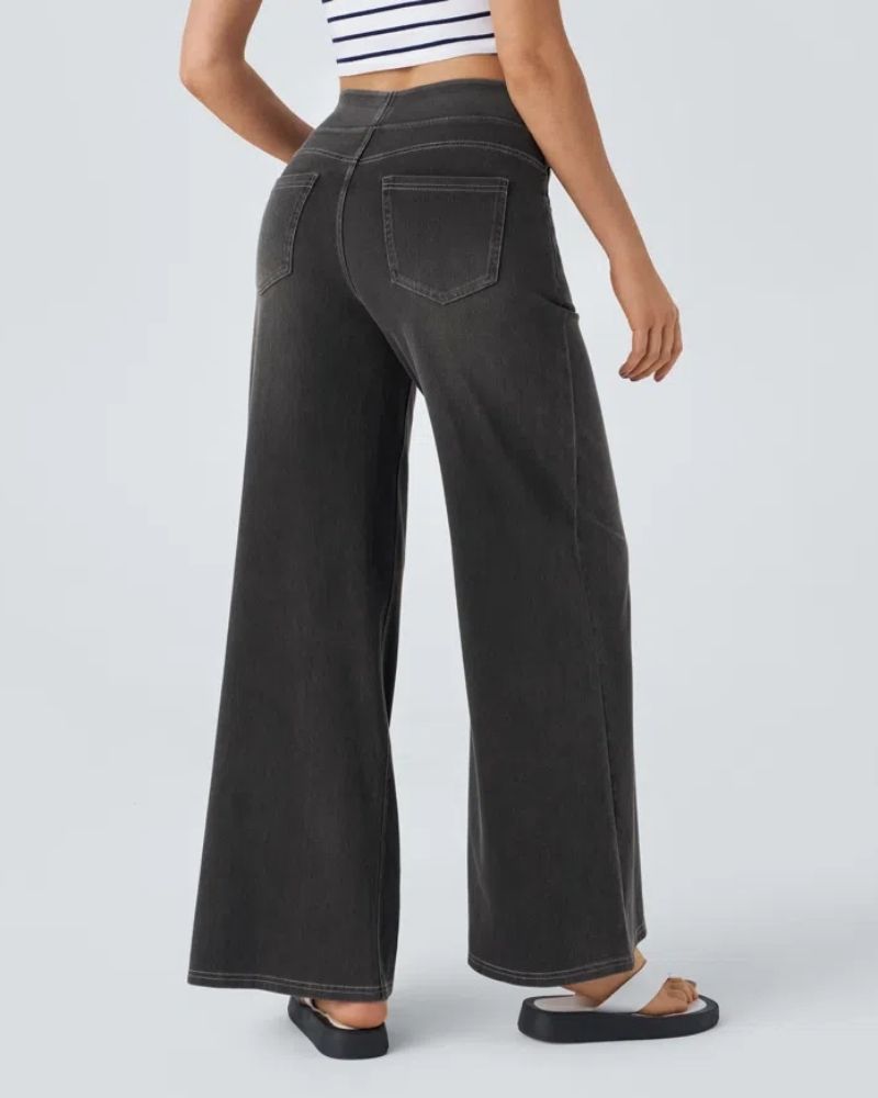 Ainsley - Jeans de Perna Larga Confortáveis