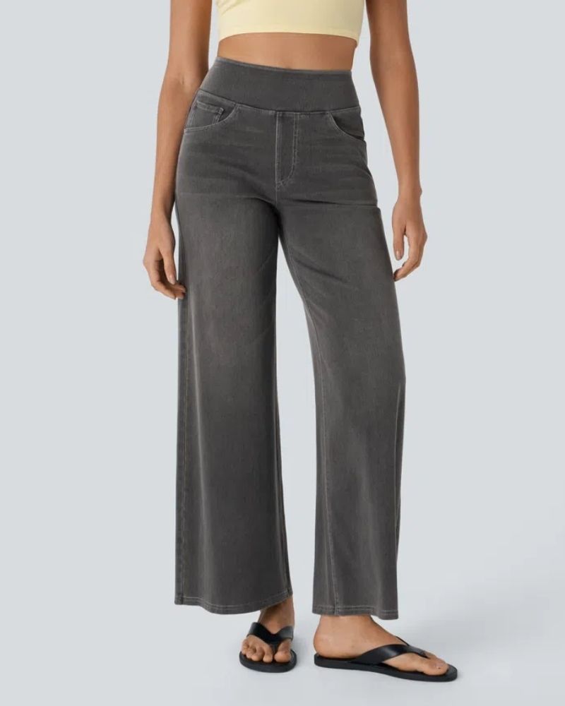 Ainsley - Jeans de Perna Larga Confortáveis