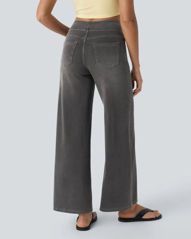 Ainsley - Jeans de Perna Larga Confortáveis