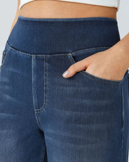 Ainsley - Jeans de Perna Larga Confortáveis