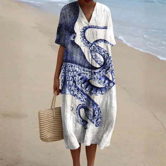 Oriana - Vestido Inspirado pelo Oceano