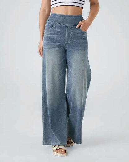 Ainsley - Jeans de Perna Larga Confortáveis