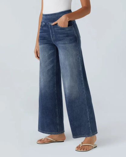 Ainsley - Jeans de Perna Larga Confortáveis