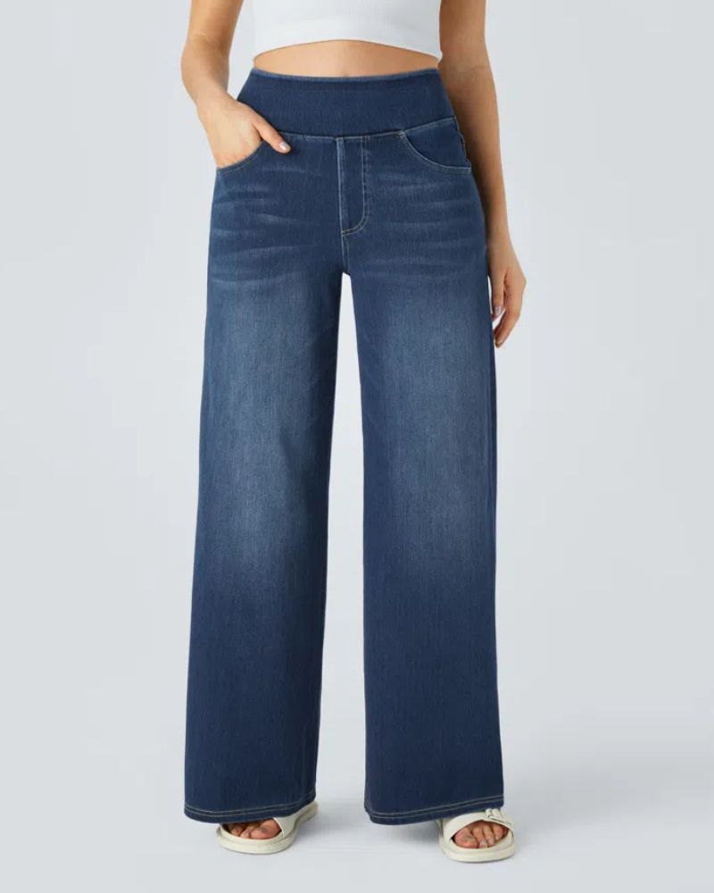Ainsley - Jeans de Perna Larga Confortáveis