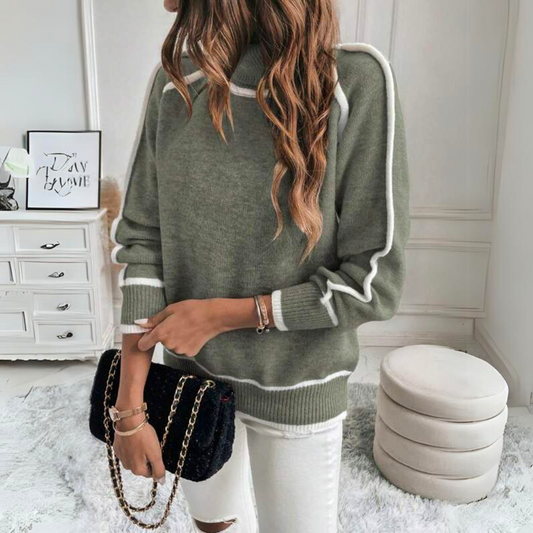 Kaylee - Pull Roulé Elegante