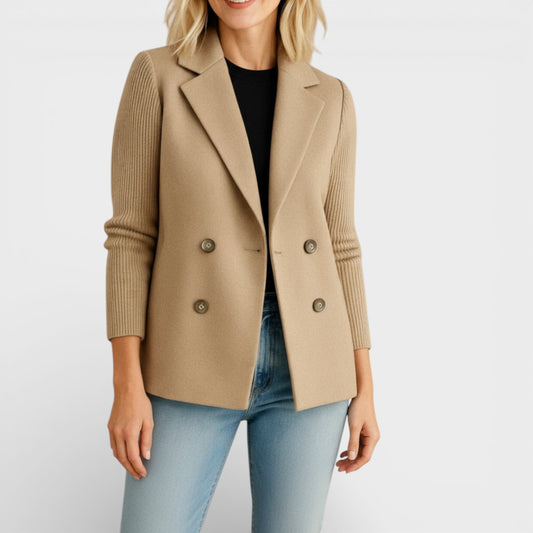 Lucile - Blazer com Mangas de Malha