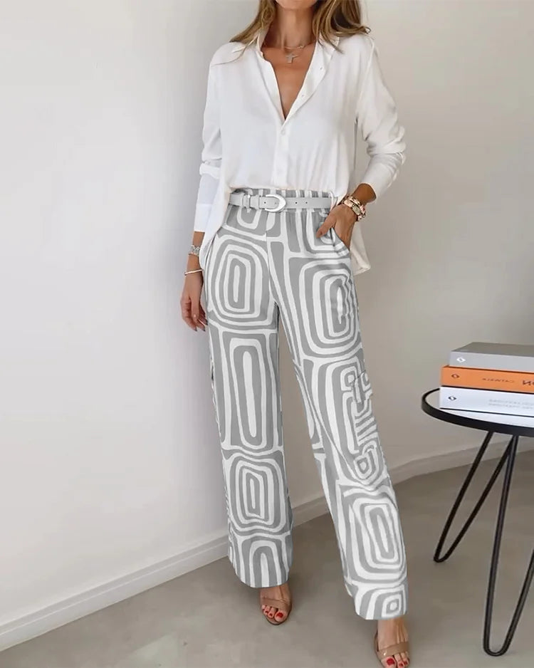 Olivia - Conjunto Elegante de Duas Peças