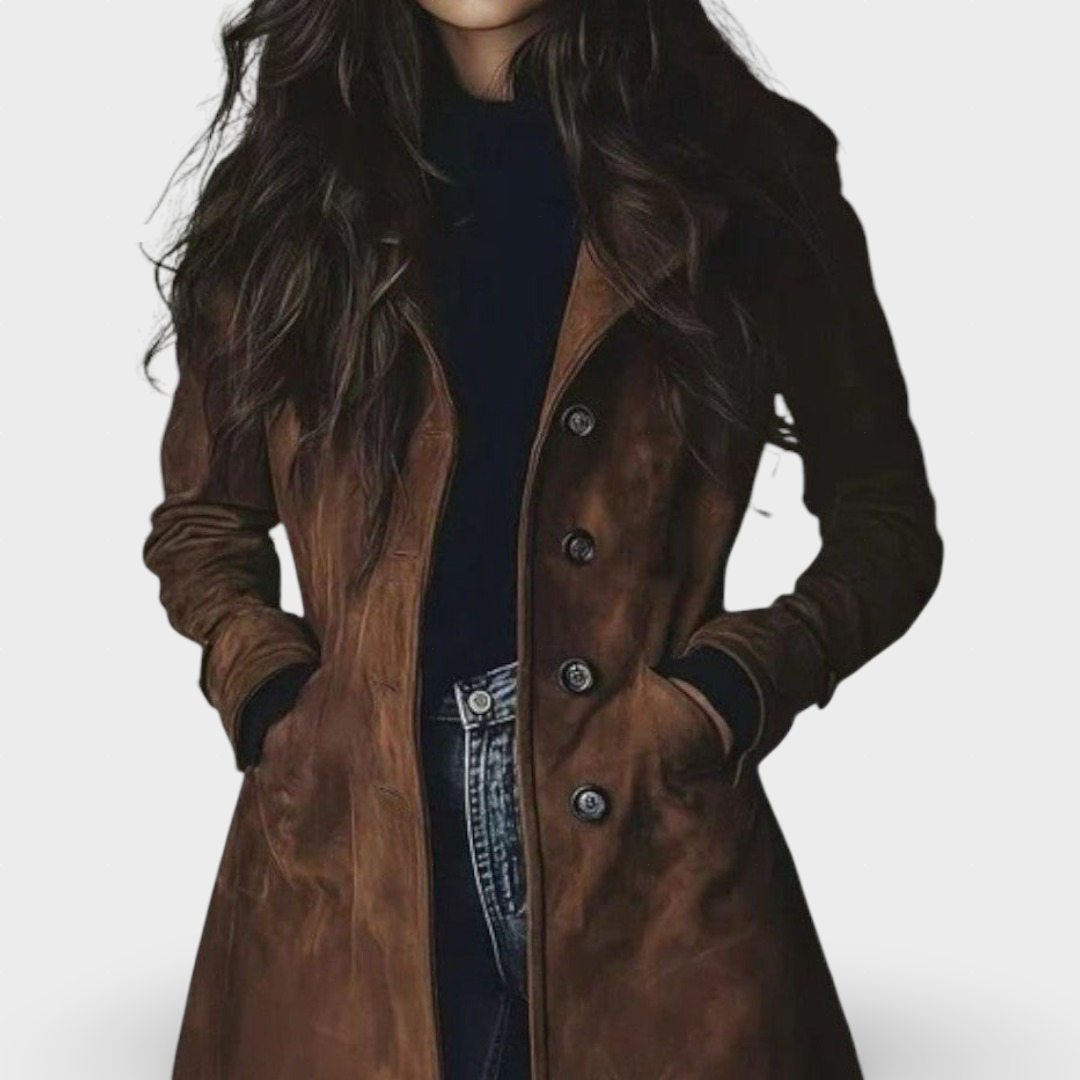 Letícia – Casaco Longo Elegante