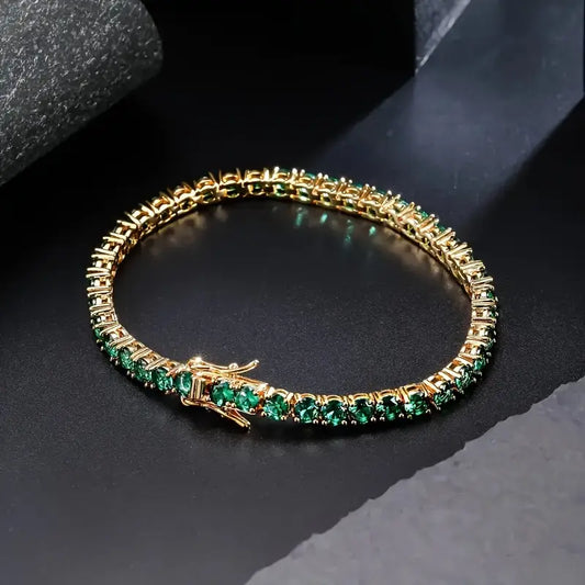 Pulseira Ella com Esmeralda
