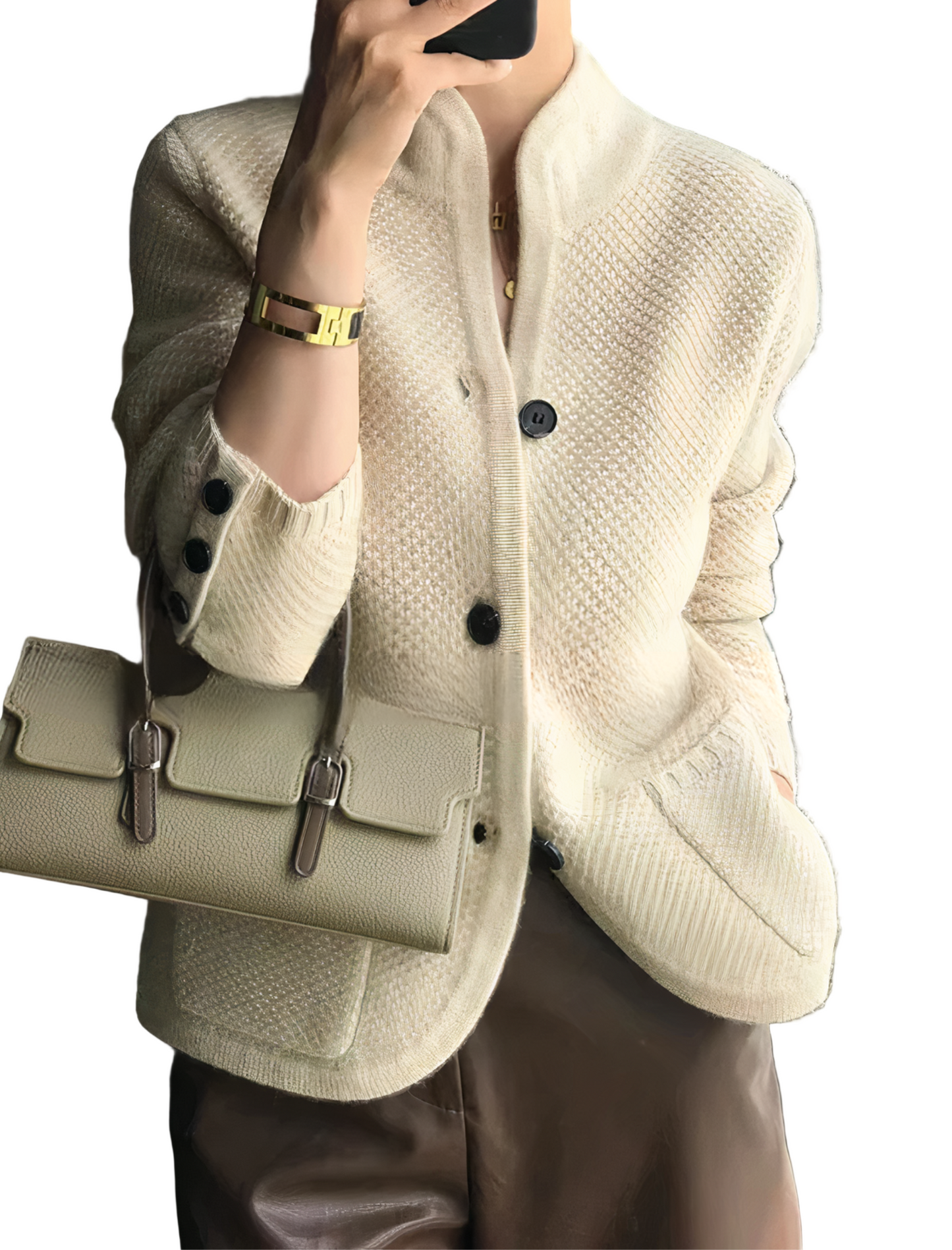 Aramis | Cardigan com botões para mulher | Moderno