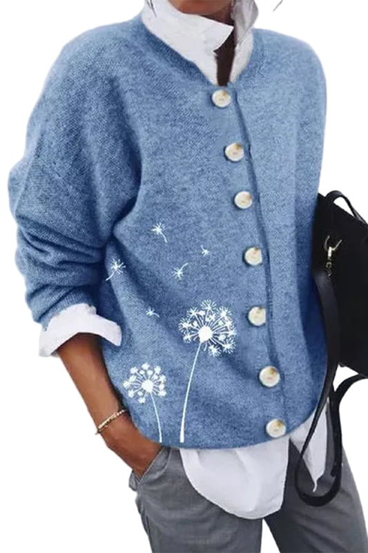Aurore | Cardigan estampado para mulher | Moderno