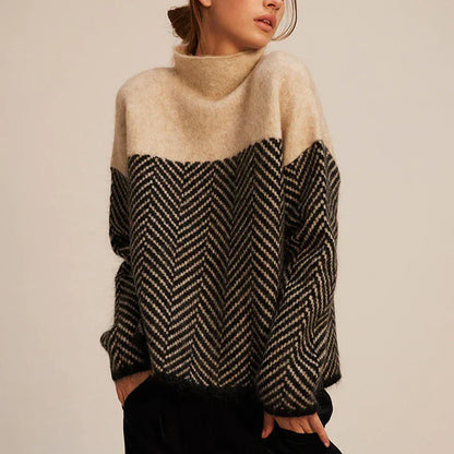 Mira - Pull Torsadé Elegante