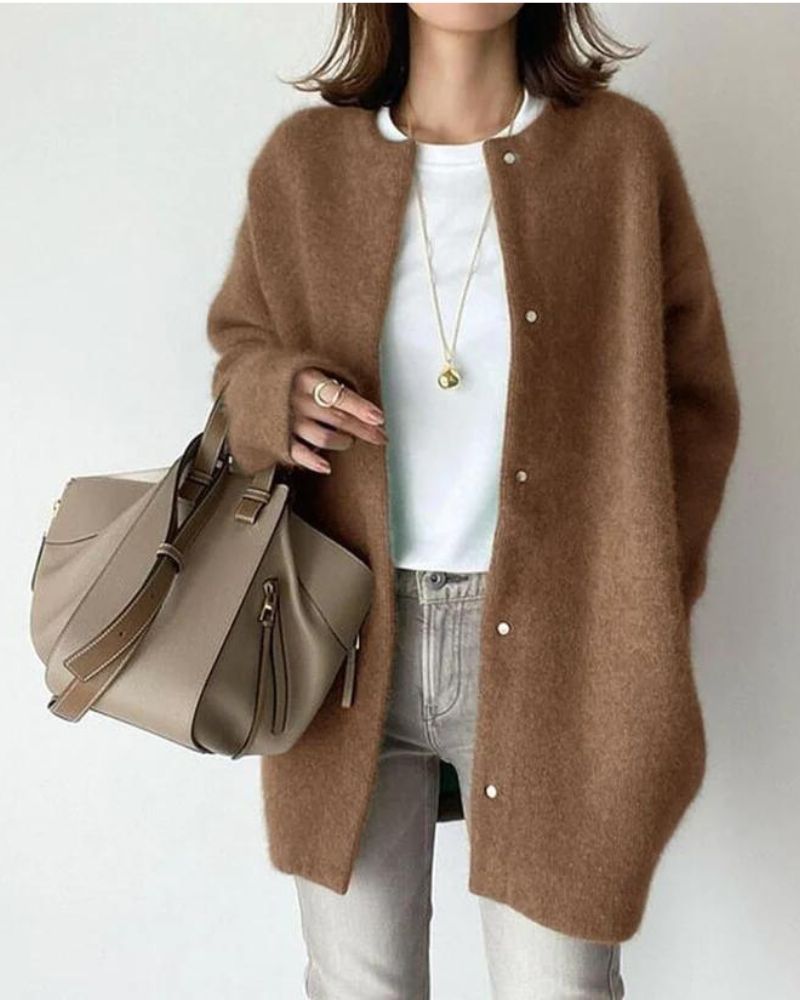 Fiorelle | Cardigan longo para mulher | Inverno