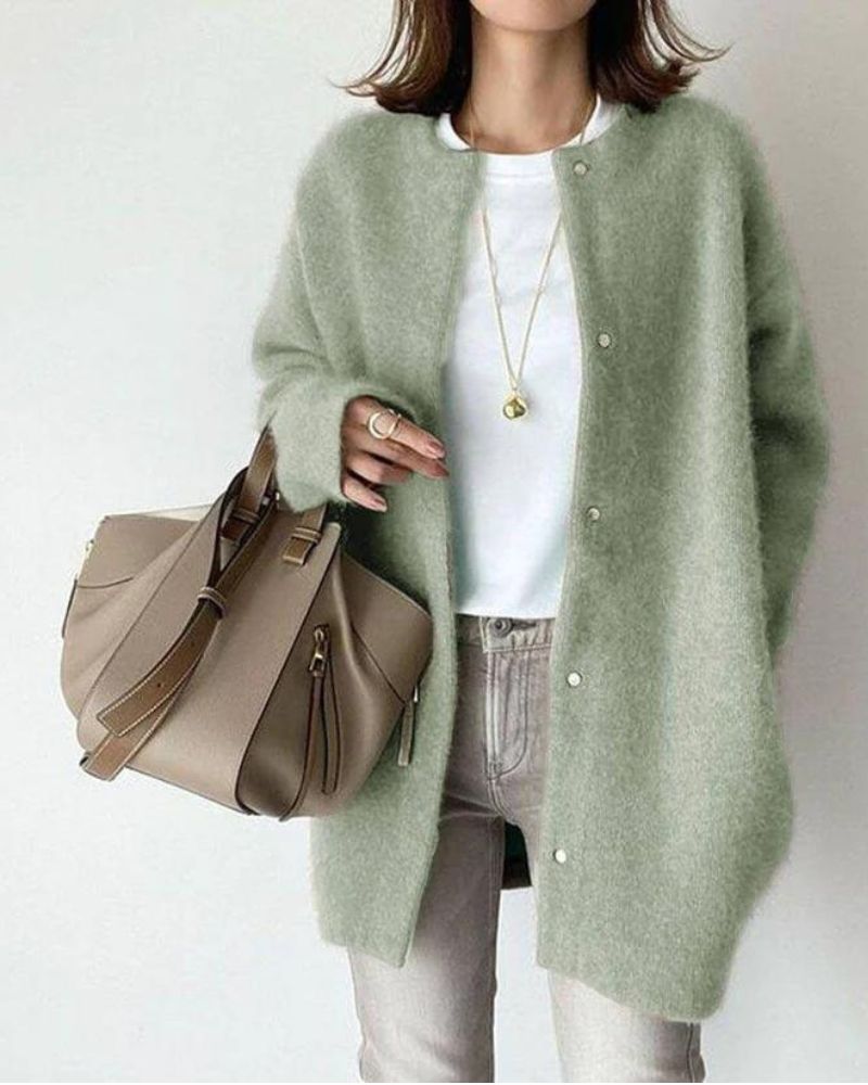 Fiorelle | Cardigan longo para mulher | Inverno