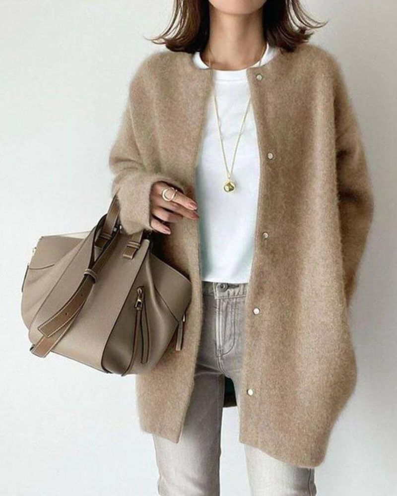 Fiorelle | Cardigan longo para mulher | Inverno