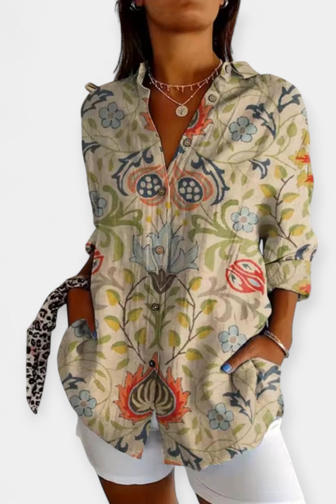 Frida | Camisa com Estampa Floral