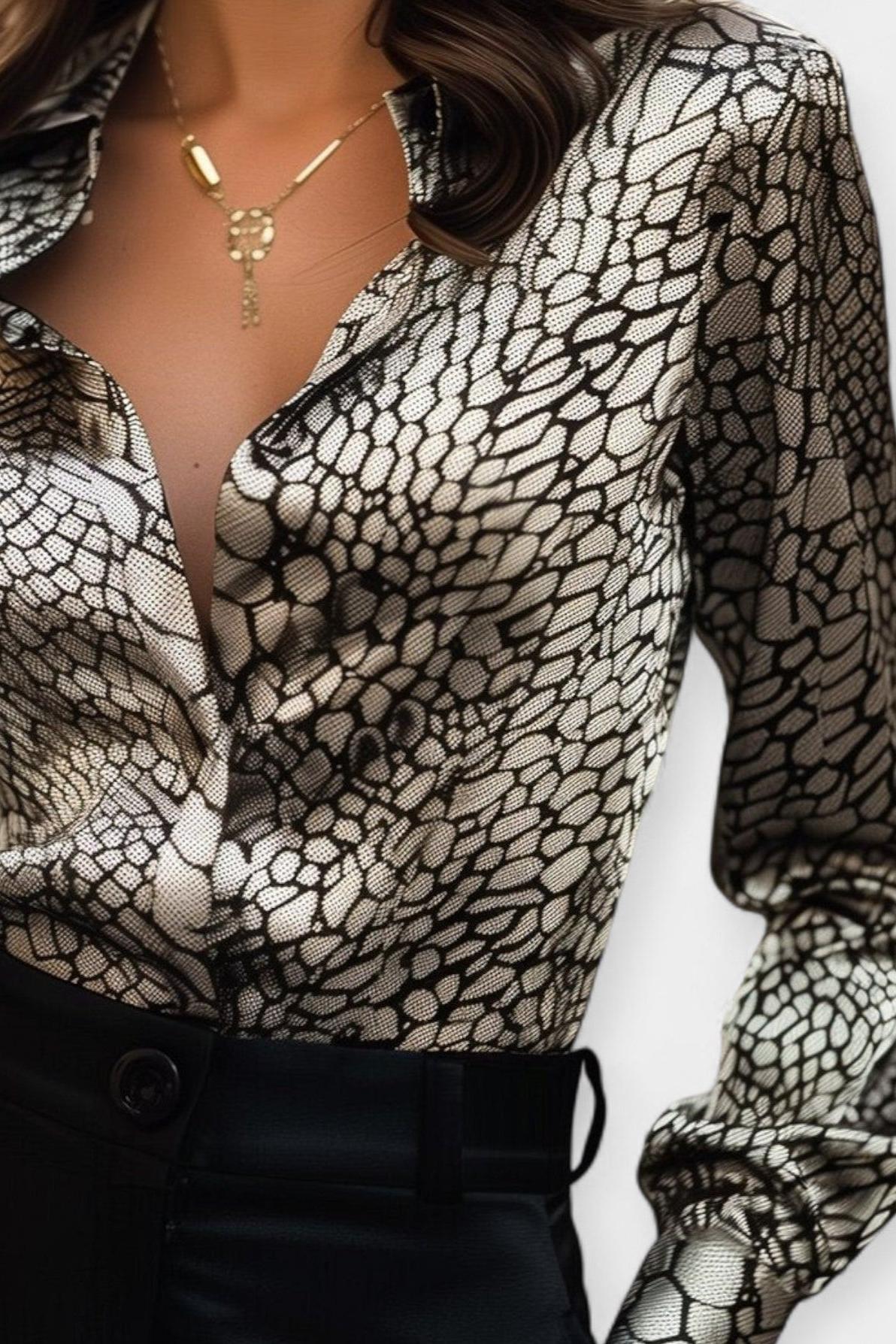 Helene | Camisa de cetim