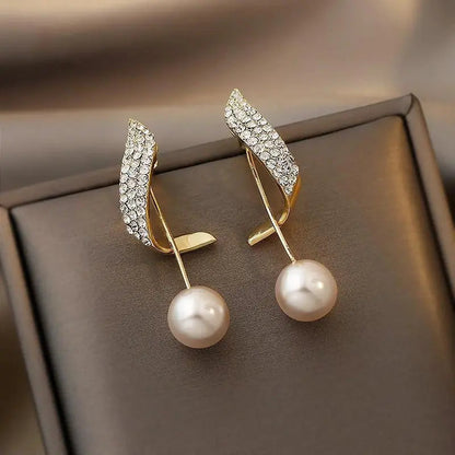 Brincos de Ouro com Pérolas