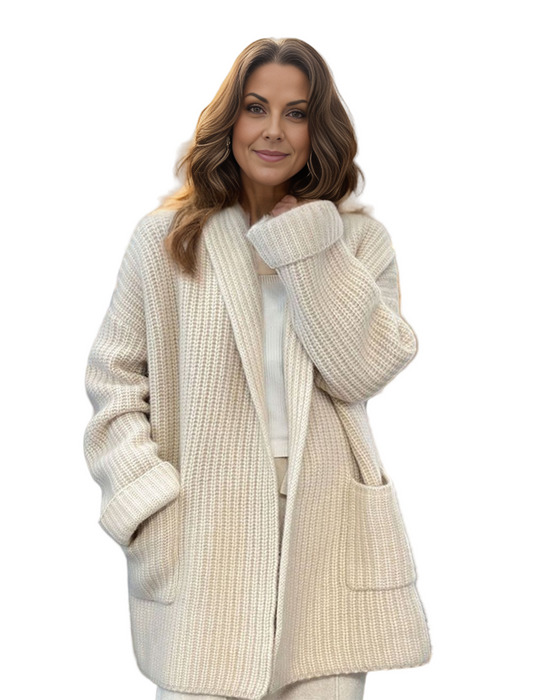 Lena | Cardigan longo para mulher | Tendência