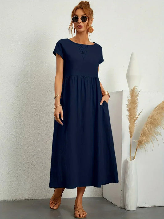Gabrielle - Vestido Fluído de Elegância Intemporal