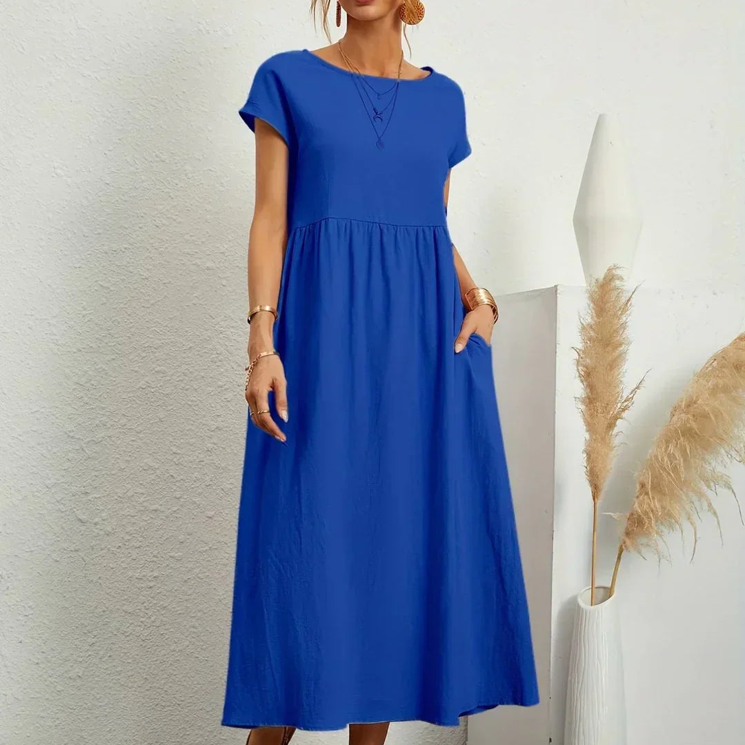 Gabrielle - Vestido Fluído de Elegância Intemporal