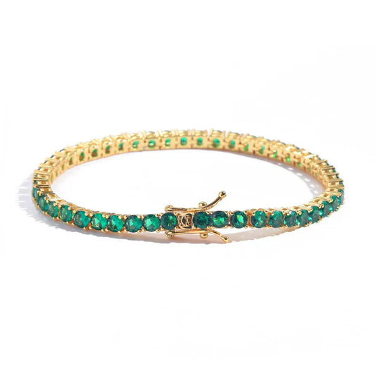 Pulseira Ella com Esmeralda