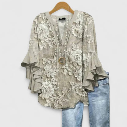 Valentina™ | Blusa Elegante e Sofisticada