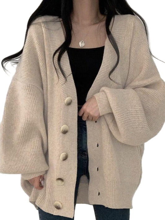 Página | Cardigan longo com botões para mulher | Moderno