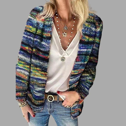 Pamela | Cardigan multicolorido para mulher | Moderno