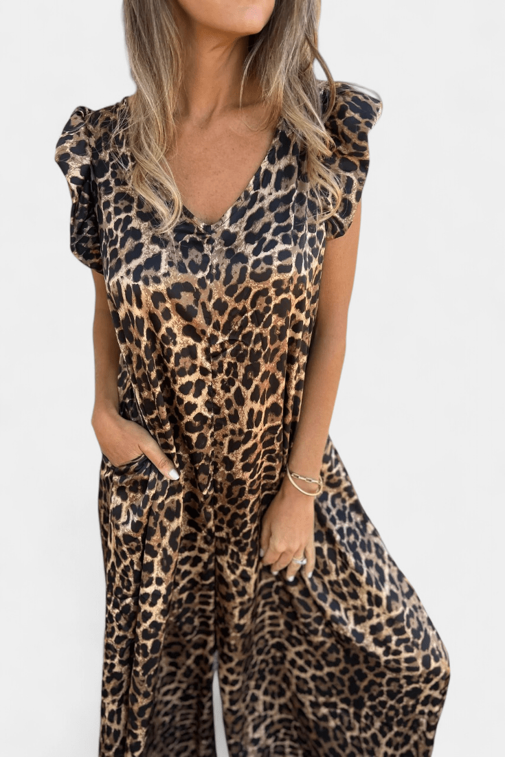 Ronja | Macacão de Leopardo