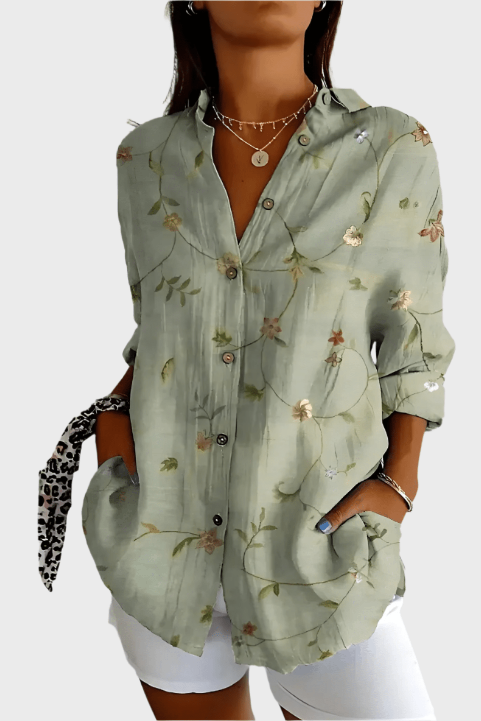 Rosa | Camisa estampada