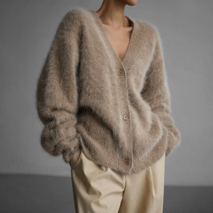Luna - Cardigan em Cachemira Elegante