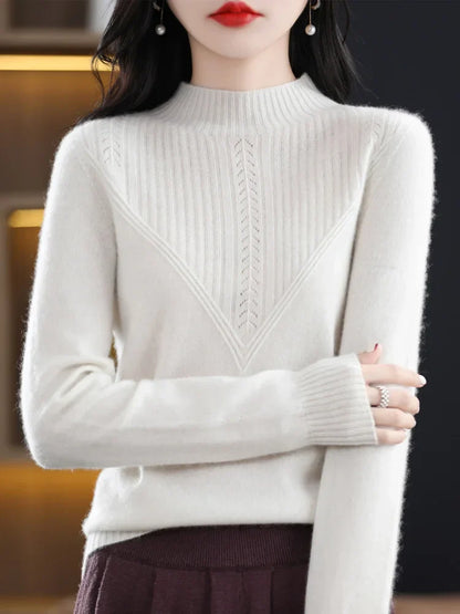Liora - Pulôver Elegante em Cachemira