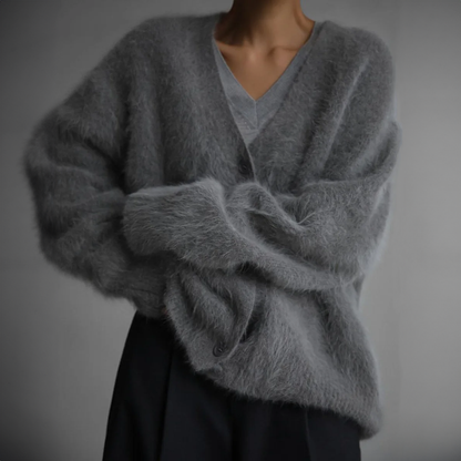 Luna - Cardigan em Cachemira Elegante