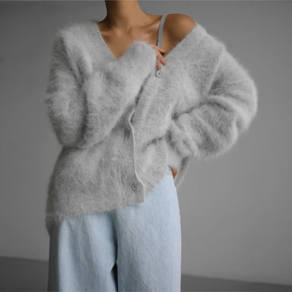 Luna - Cardigan em Cachemira Elegante